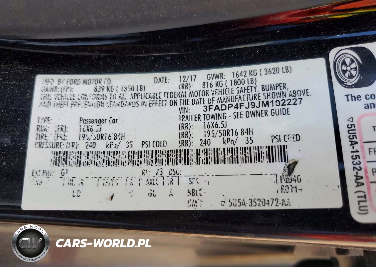 2018 Ford Fiesta Titanium VIN:3FADP4FJ9JM102227 - 12