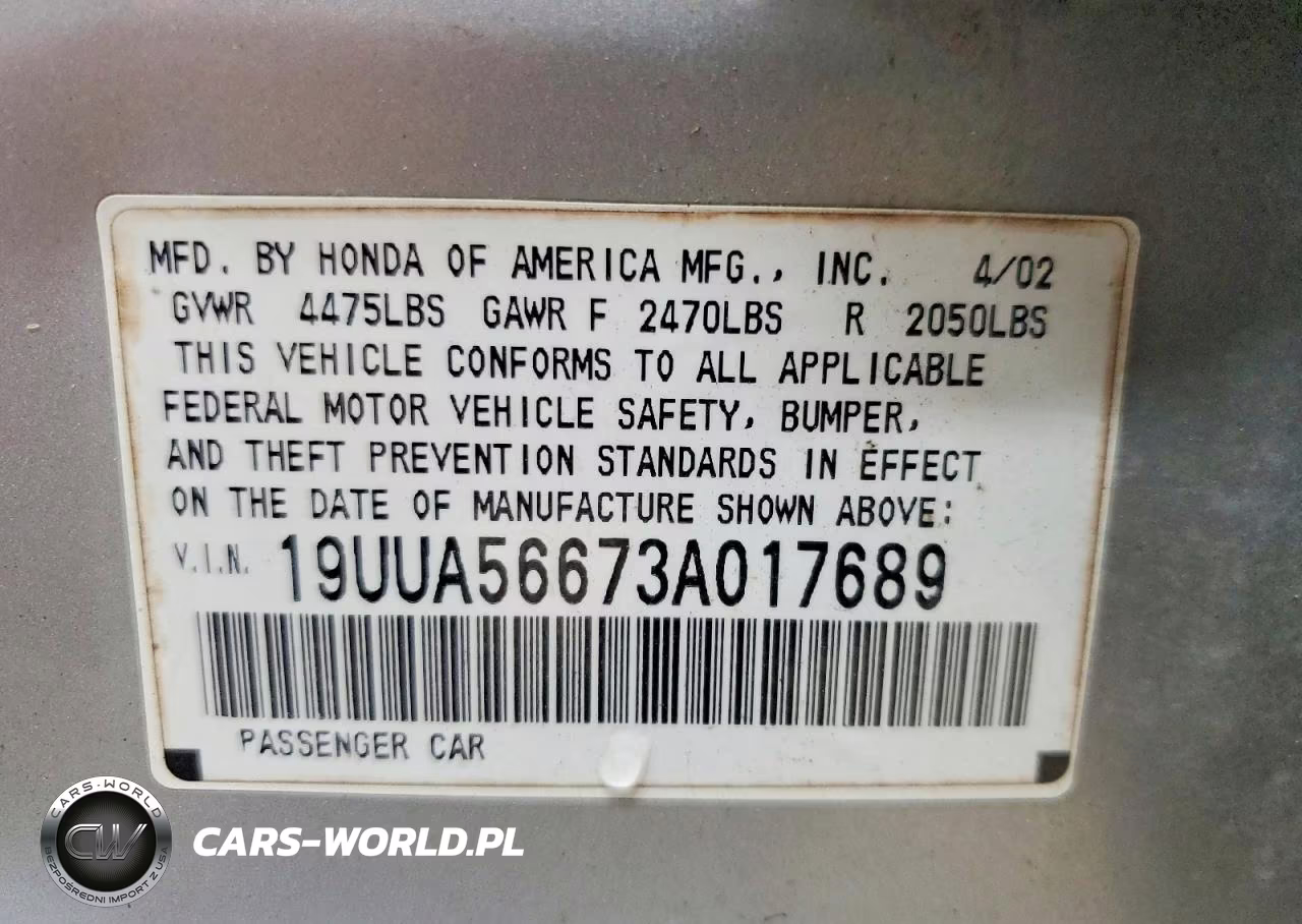 2003 Acura 3.2Tl VIN:19UUA56673A017689 - 12
