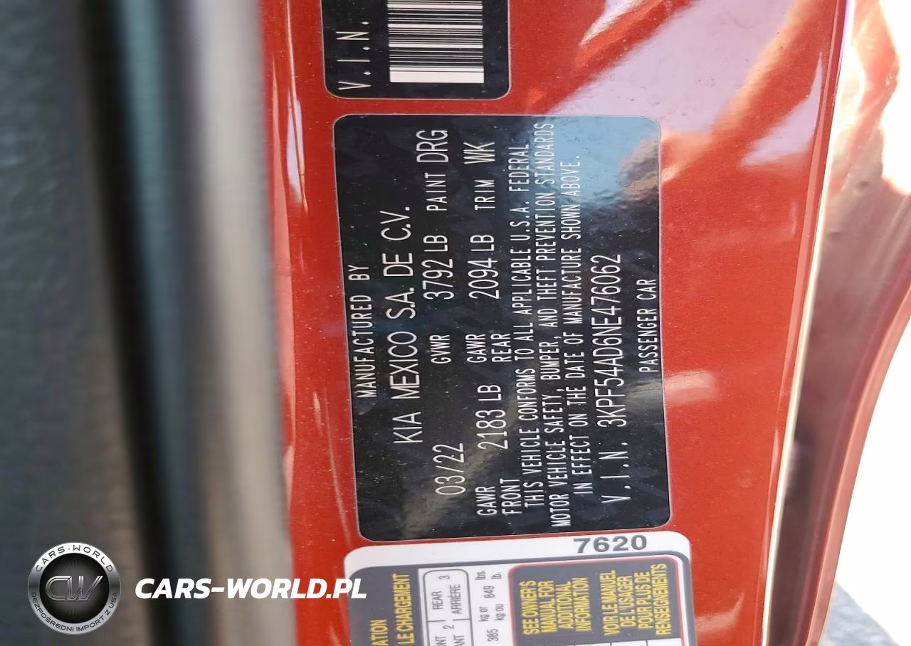 2022 Kia Forte Gt Line VIN:3KPF54AD6NE476062 - 13