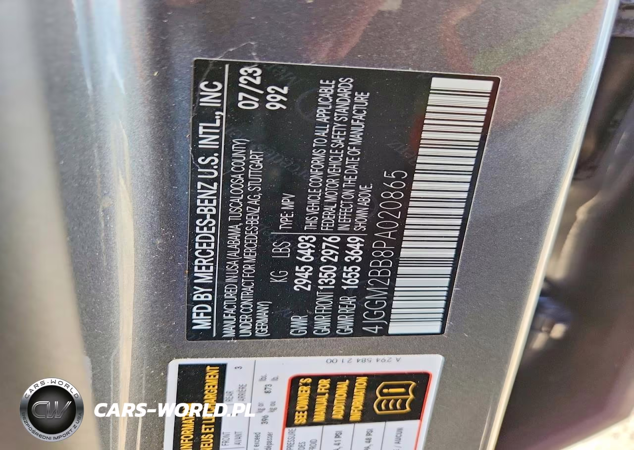 2023 Mercedes-Benz Eqe Suv 350+ VIN:4JGGM2BB8PA020865 - 13