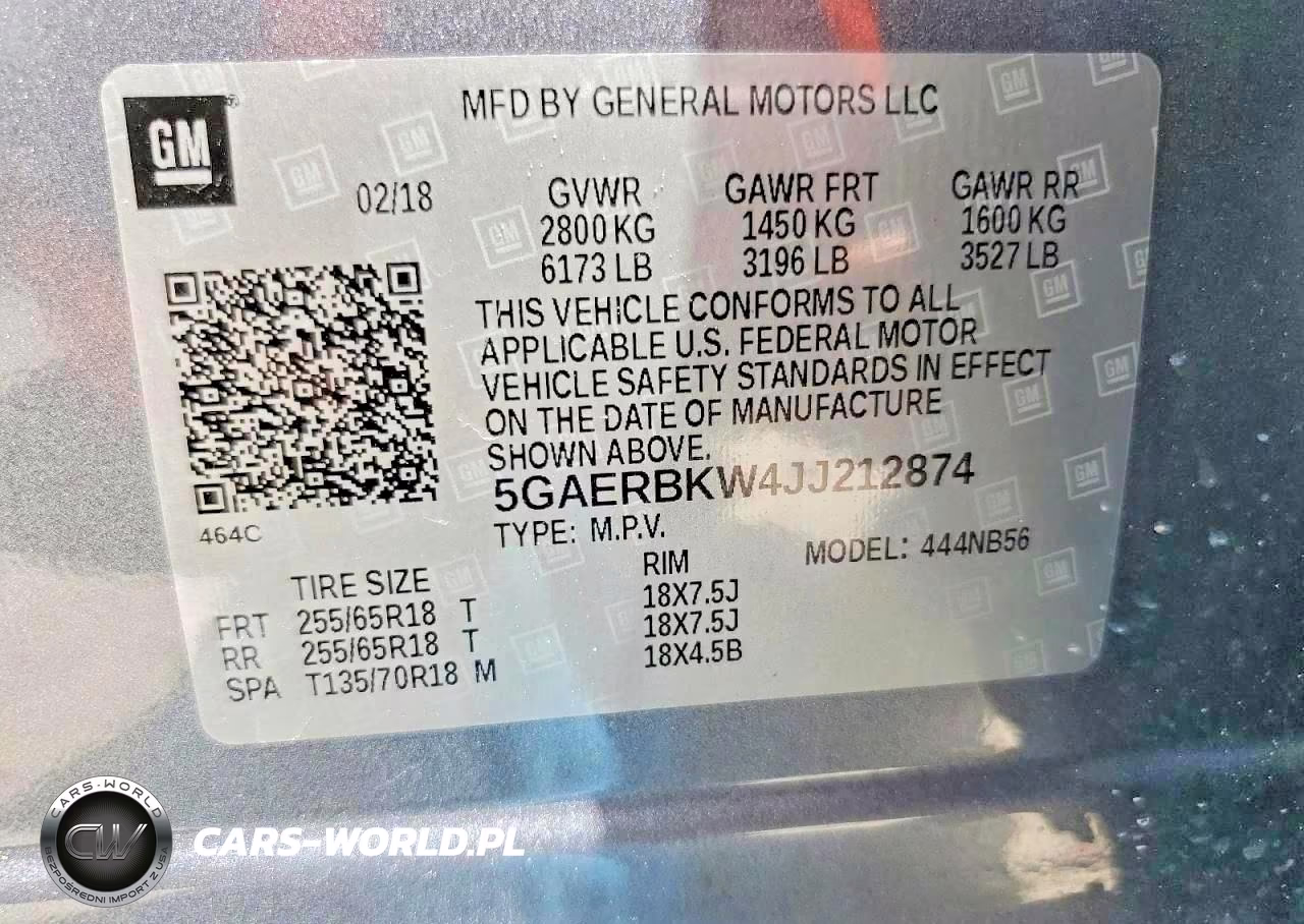 2018 BUICK ENCLAVE ESSENCE VIN:5GAERBKW4JJ212874 - 13