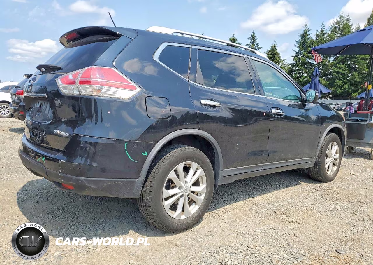 2016 Nissan Rogue Sv VIN:KNMAT2MVXGP698471 - 3