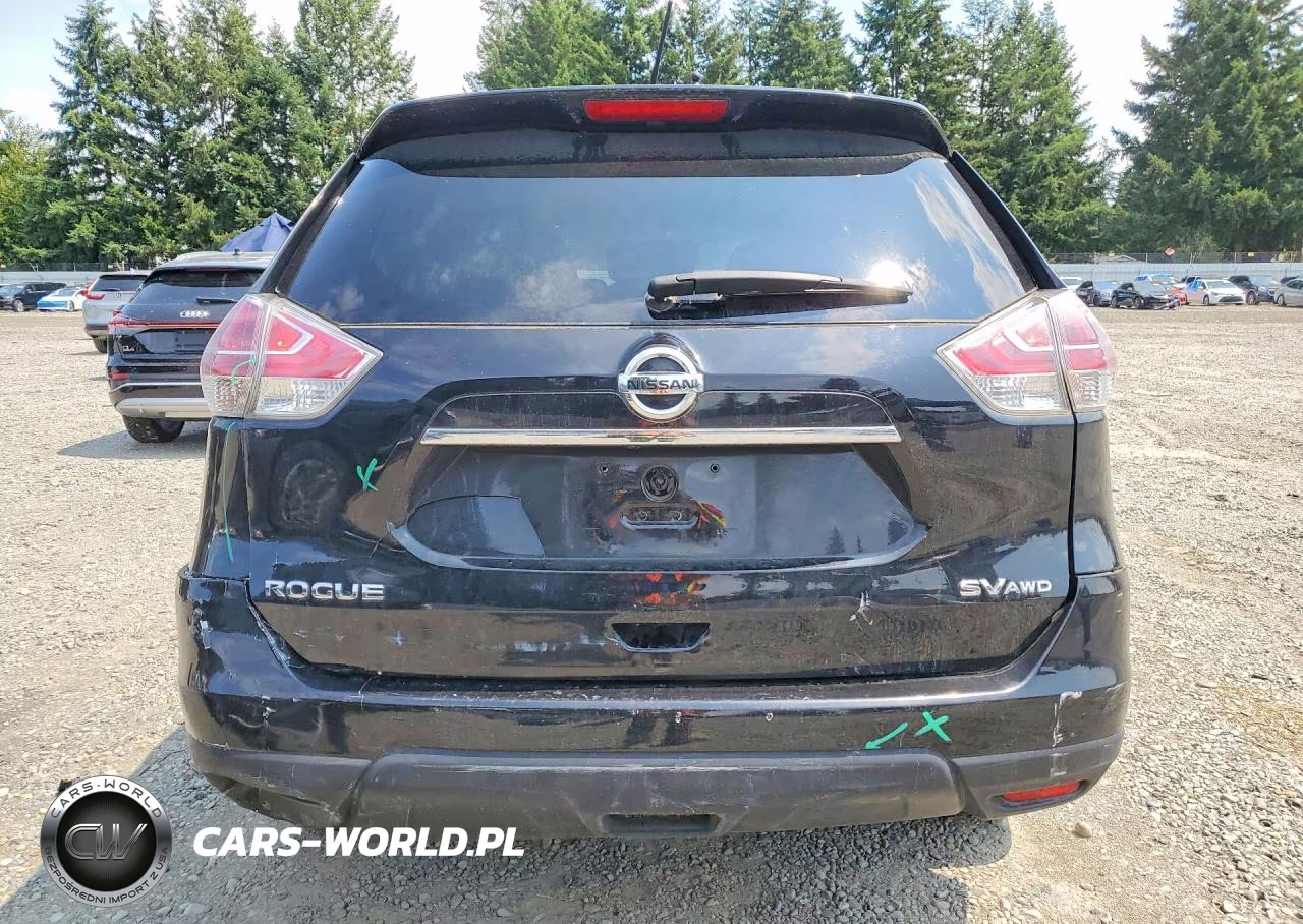 2016 Nissan Rogue Sv VIN:KNMAT2MVXGP698471 - 6