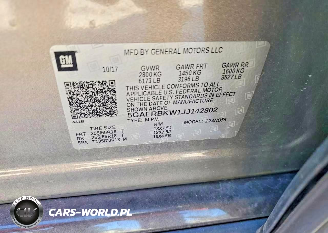 2018 Buick Enclave Essence VIN:5GAERBKW1JJ142802 - 13