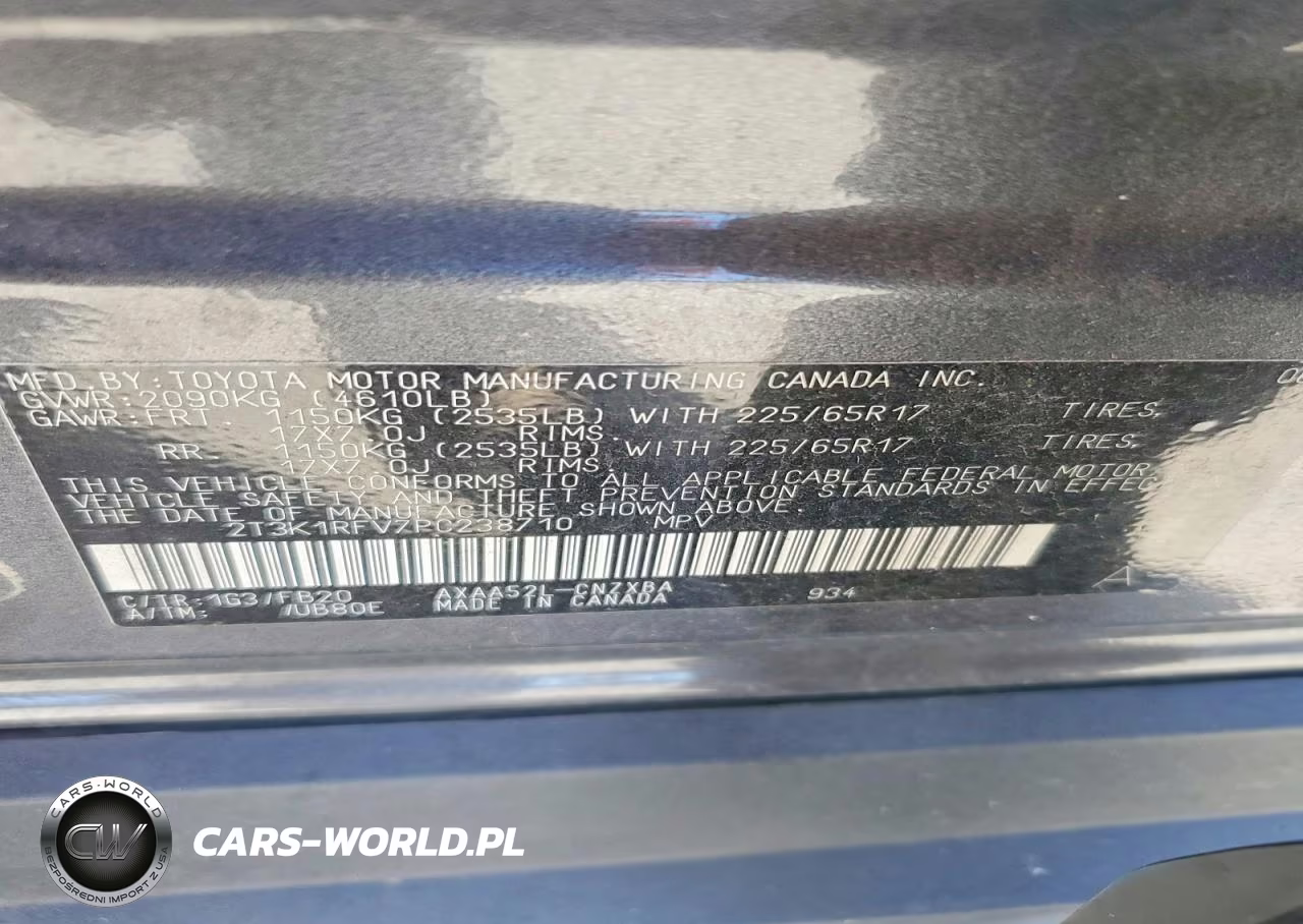 2023 Toyota Rav4 Le VIN:2T3K1RFV7PC238710 - 12