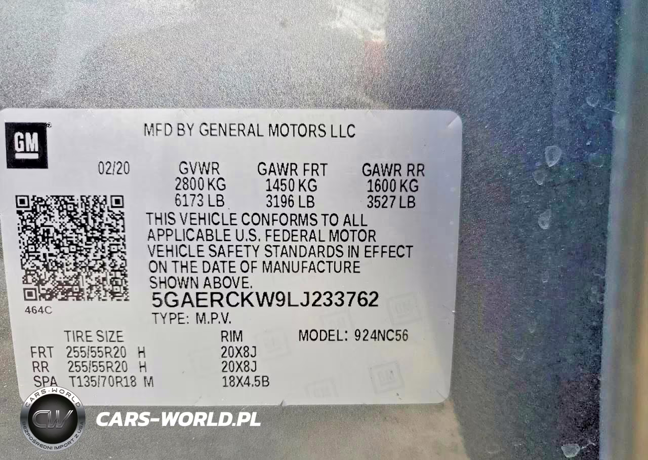 2020 Buick Enclave Premium VIN:5GAERCKW9LJ233762 - 12