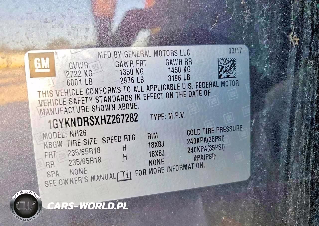 2017 Cadillac Xt5 Luxury VIN:1GYKNDRSXHZ267282 - 13