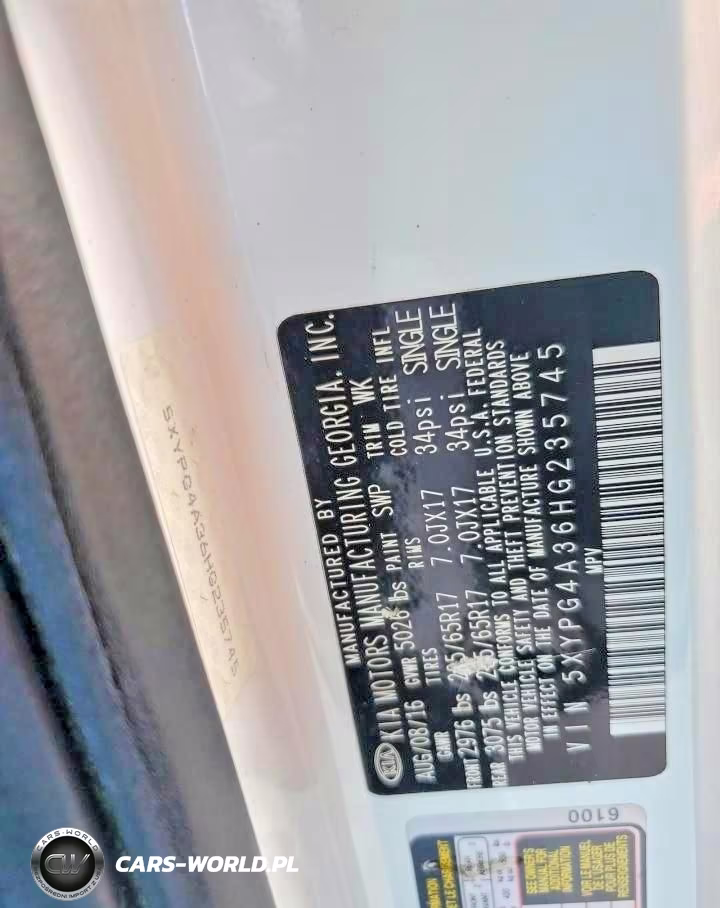 2017 Kia Sorento Lx VIN:5XYPG4A36HG235745 - 13