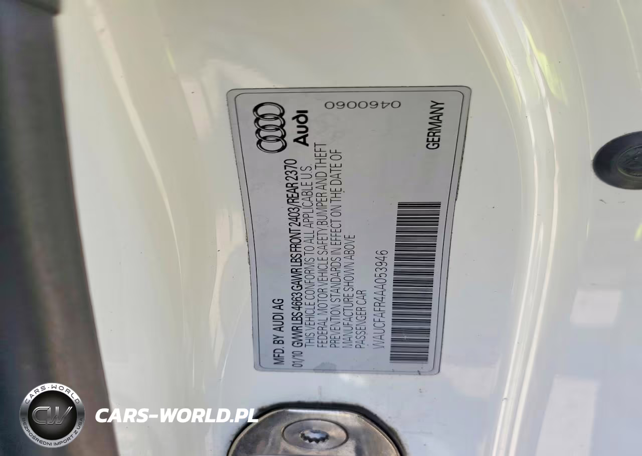 2010 Audi A5 Premium VIN:WAUCFAFR4AA053946 - 13