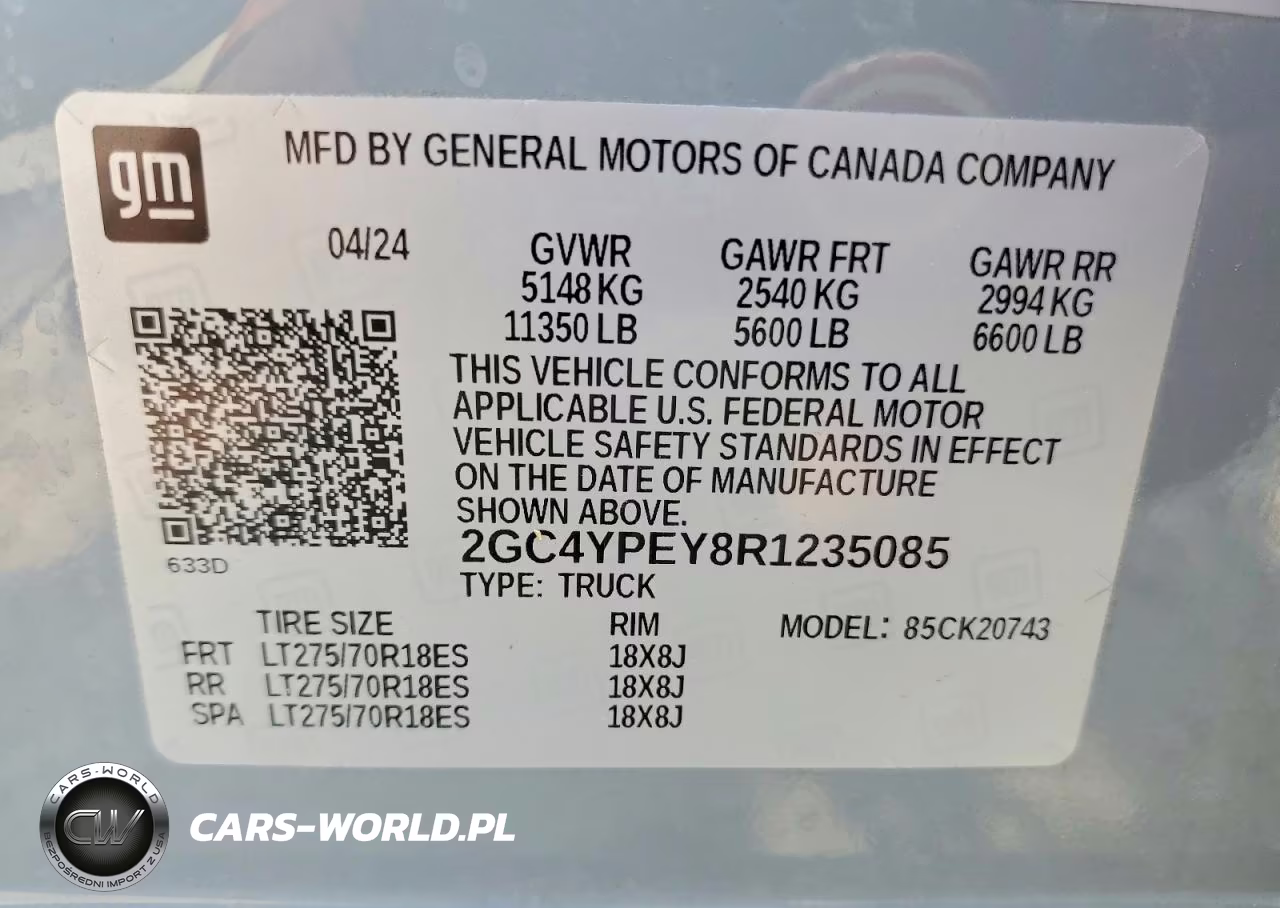 2024 Chevrolet Silverado K2500 Slide-In Camper VIN:2GC4YPEY8R1235085 - 12