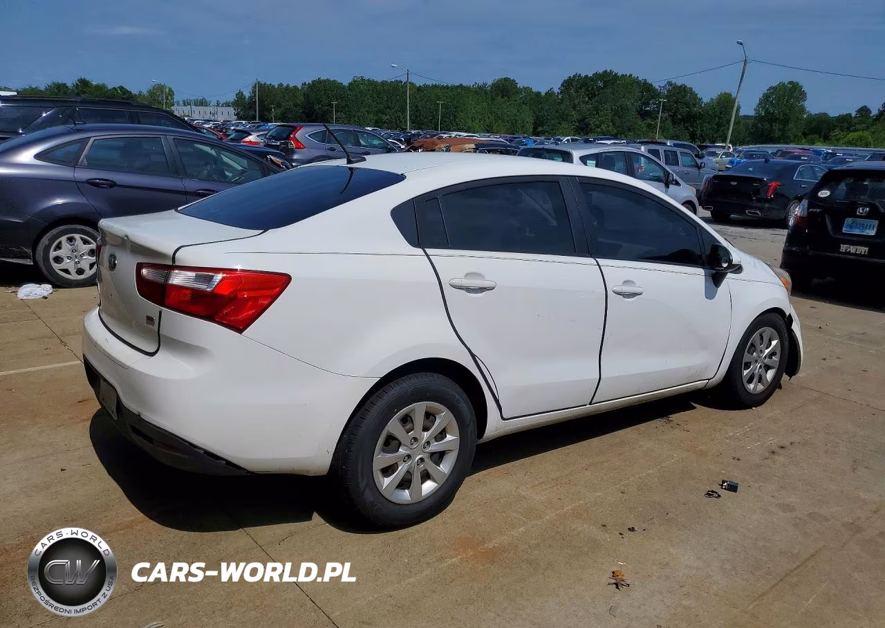 2013 Kia Rio Lx VIN:KNADM4A33D6226443 - 3