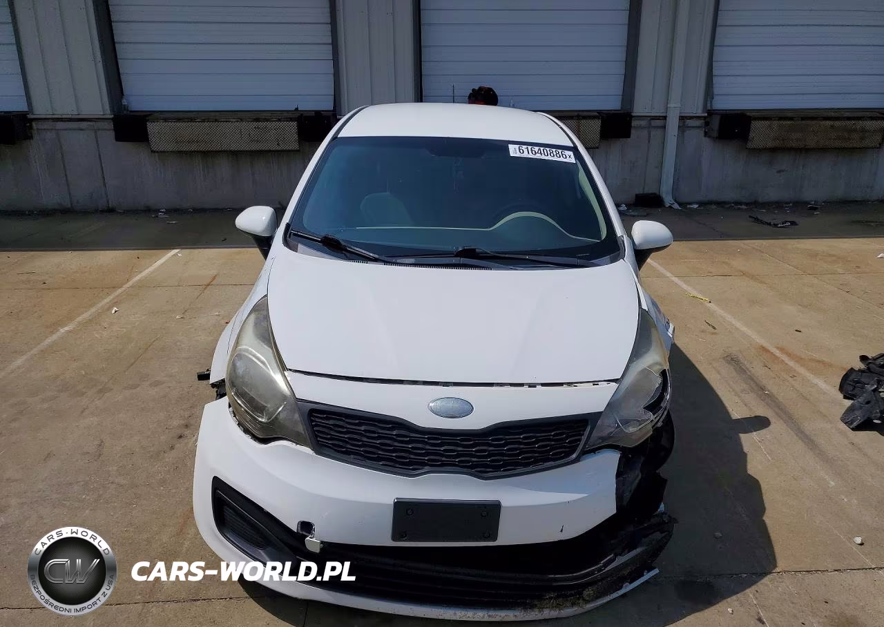 2013 Kia Rio Lx VIN:KNADM4A33D6226443 - 5