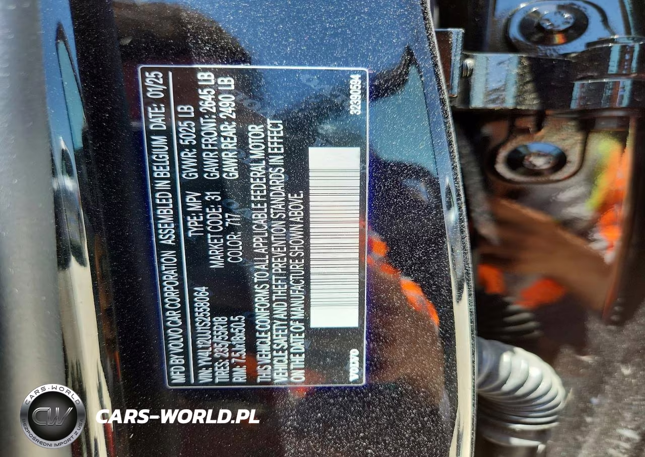 2025 Volvo Xc40 Core VIN:YV4L12UJ1S2558064 - 12