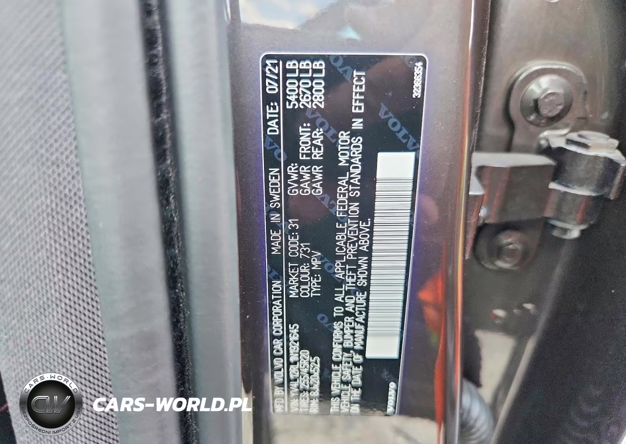 2022 Volvo Xc60 B5 Inscription VIN:YV4L12RL1N1921645 - 13