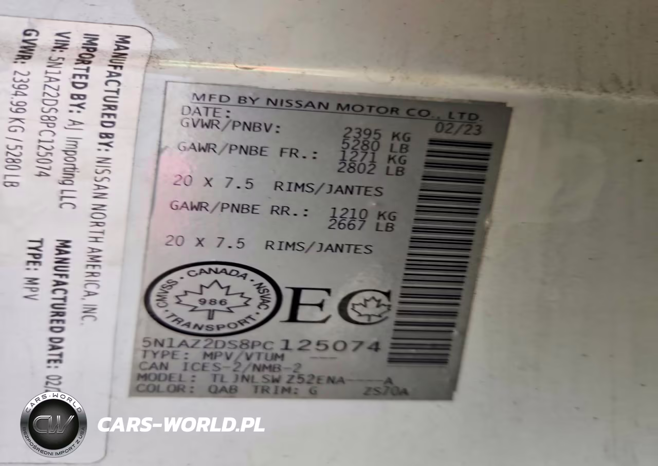 2023 Nissan Murano Platinum VIN:5N1AZ2DS8PC125074 - 13