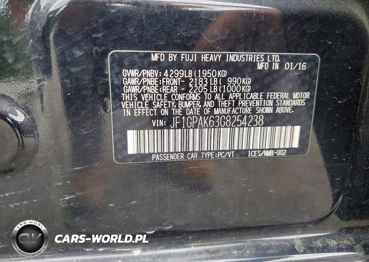 2016 Subaru Impreza Limited VIN:JF1GPAK63G8254238 - 12