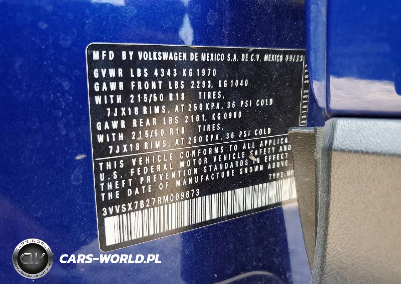 2024 Volkswagen Taos Se VIN:3VVSX7B27RM009673 - 13