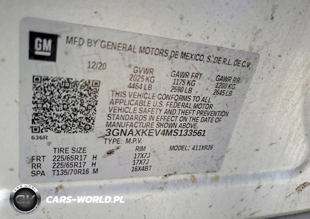 2021 Chevrolet Equinox Lt VIN:3GNAXKEV4MS133561 - 12