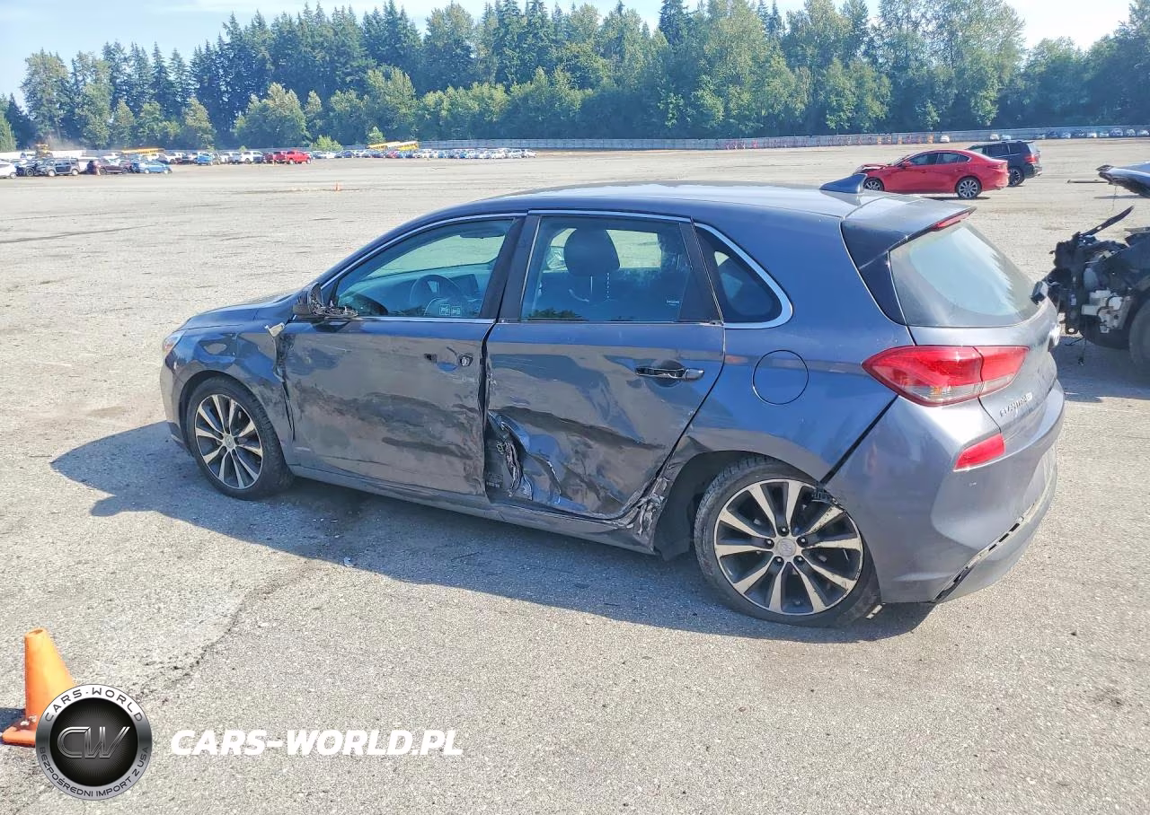 2019 Hyundai Elantra Gt Base VIN:KMHH35LE5KU102447 - 2