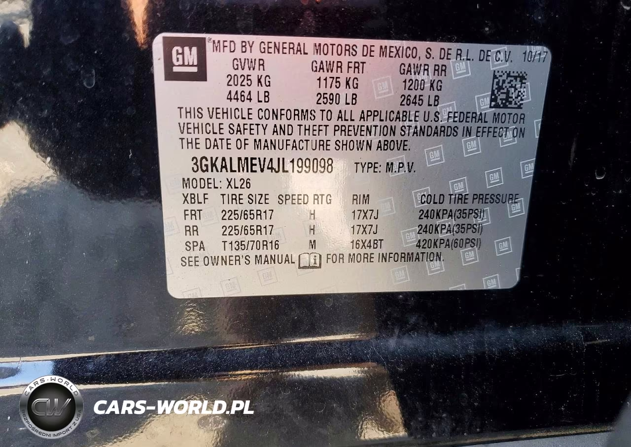 2018 GMC Terrain Sle VIN:3GKALMEV4JL199098 - 13