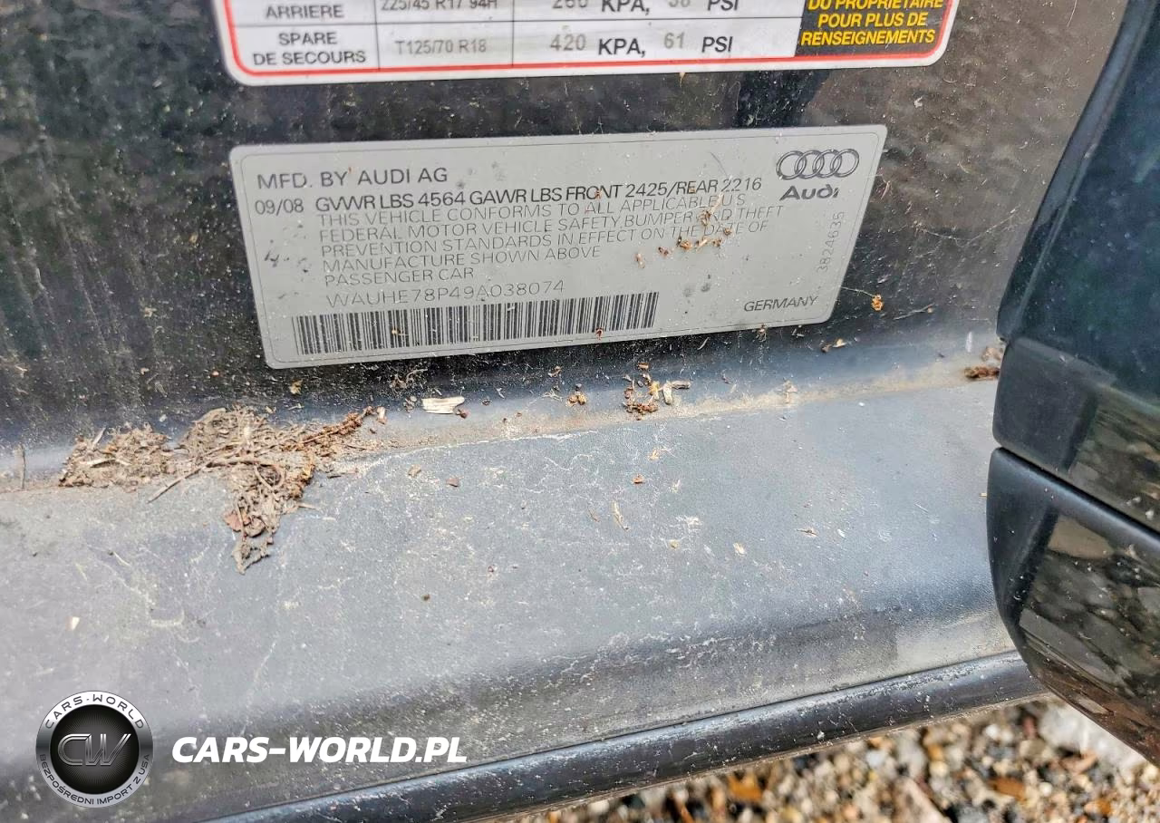 2009 Audi A3 2.0T VIN:WAUHE78P49A038074 - 15