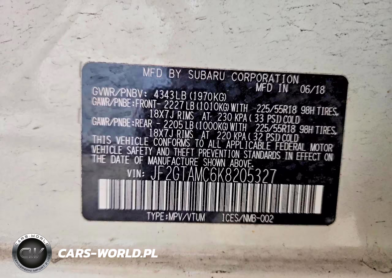 2019 Subaru Crosstrek Limited VIN:JF2GTAMC6K8205327 - 13