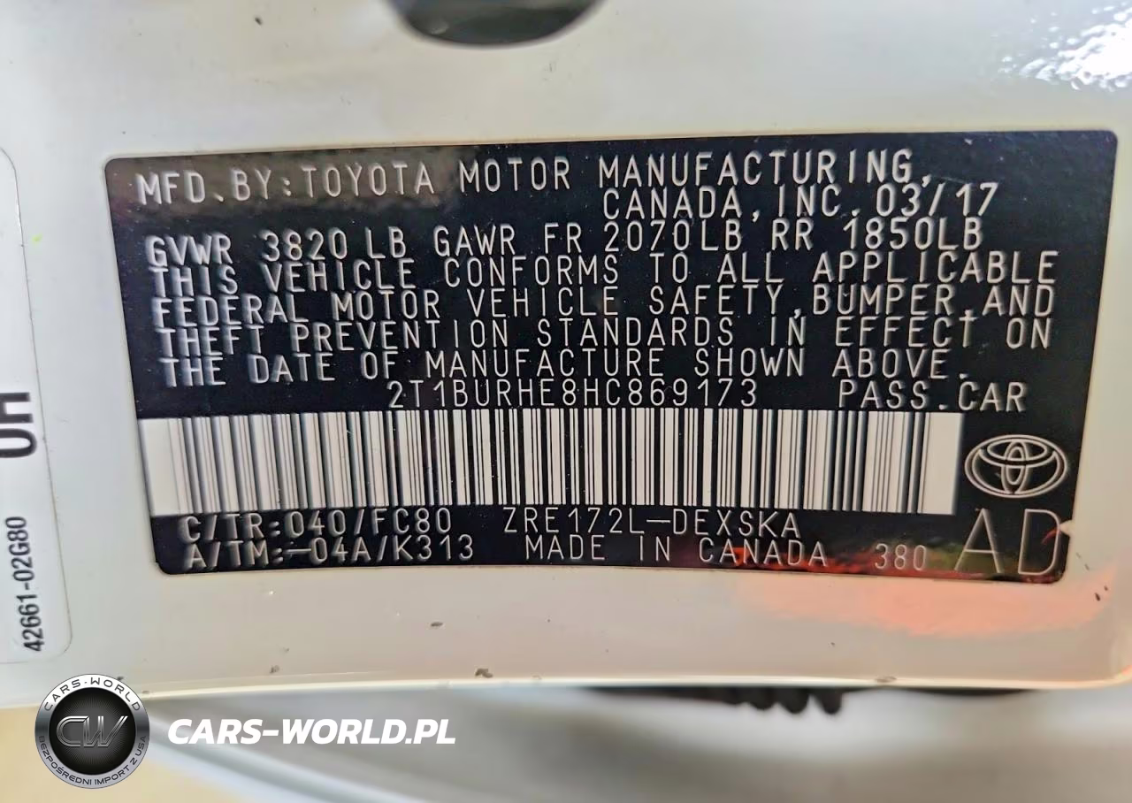 2017 Toyota Corolla Se VIN:2T1BURHE8HC869173 - 24