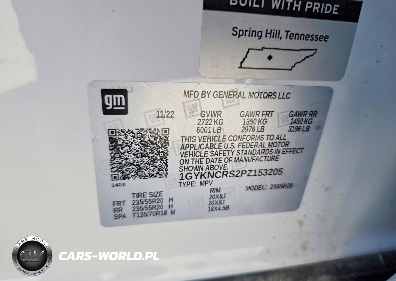 2023 Cadillac Xt5 Premium Luxury VIN:1GYKNCRS2PZ153205 - 12