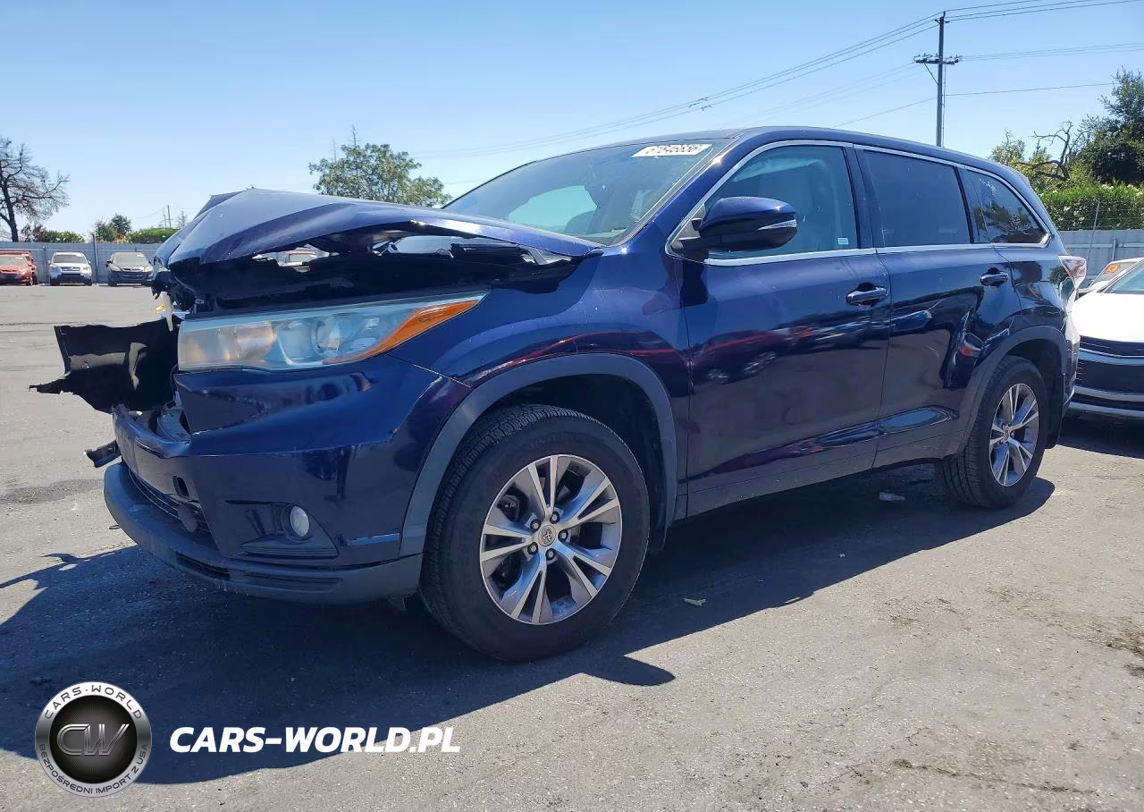 2015 Toyota Highlander Le Plus – zdjęcie 1 z 13