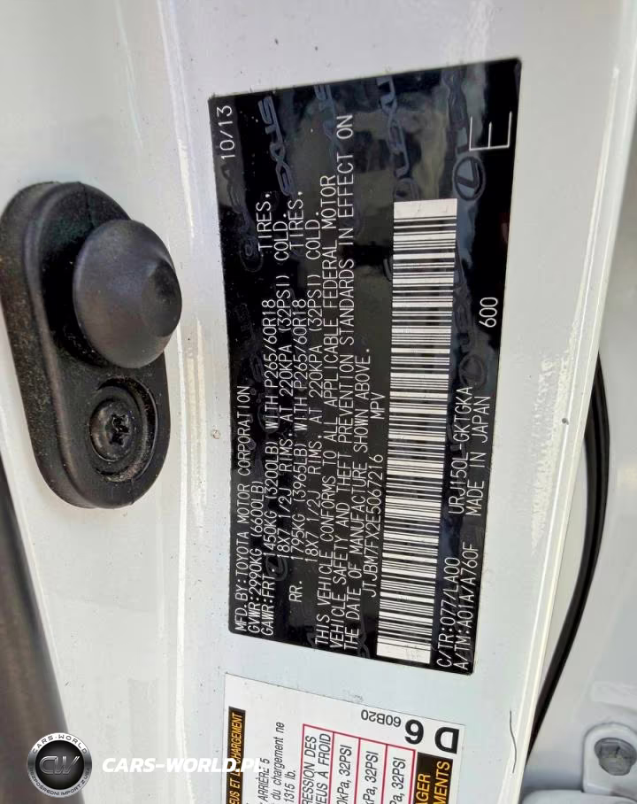 2014 Lexus Gx 460 VIN:JTJBM7FX2E5067216 - 10