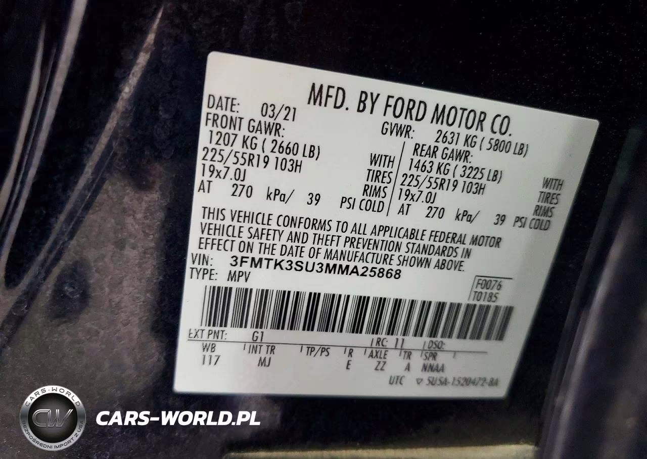 2021 Ford Mustang Mach-E Premium VIN:3FMTK3SU3MMA25868 - 12