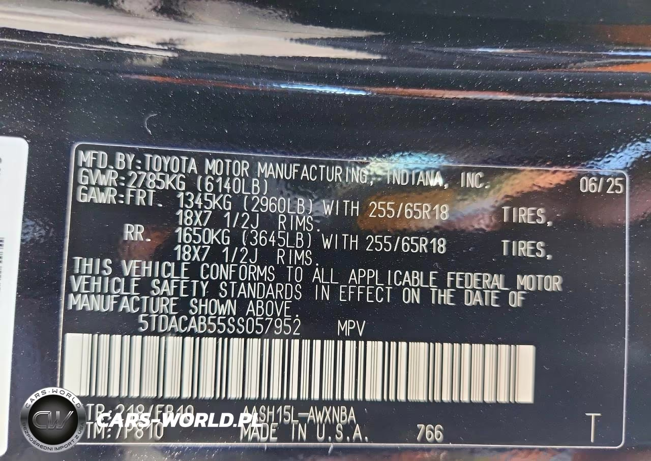 2025 Toyota Grand Highlander Hybrid Le VIN:5TDACAB55SS057952 - 14