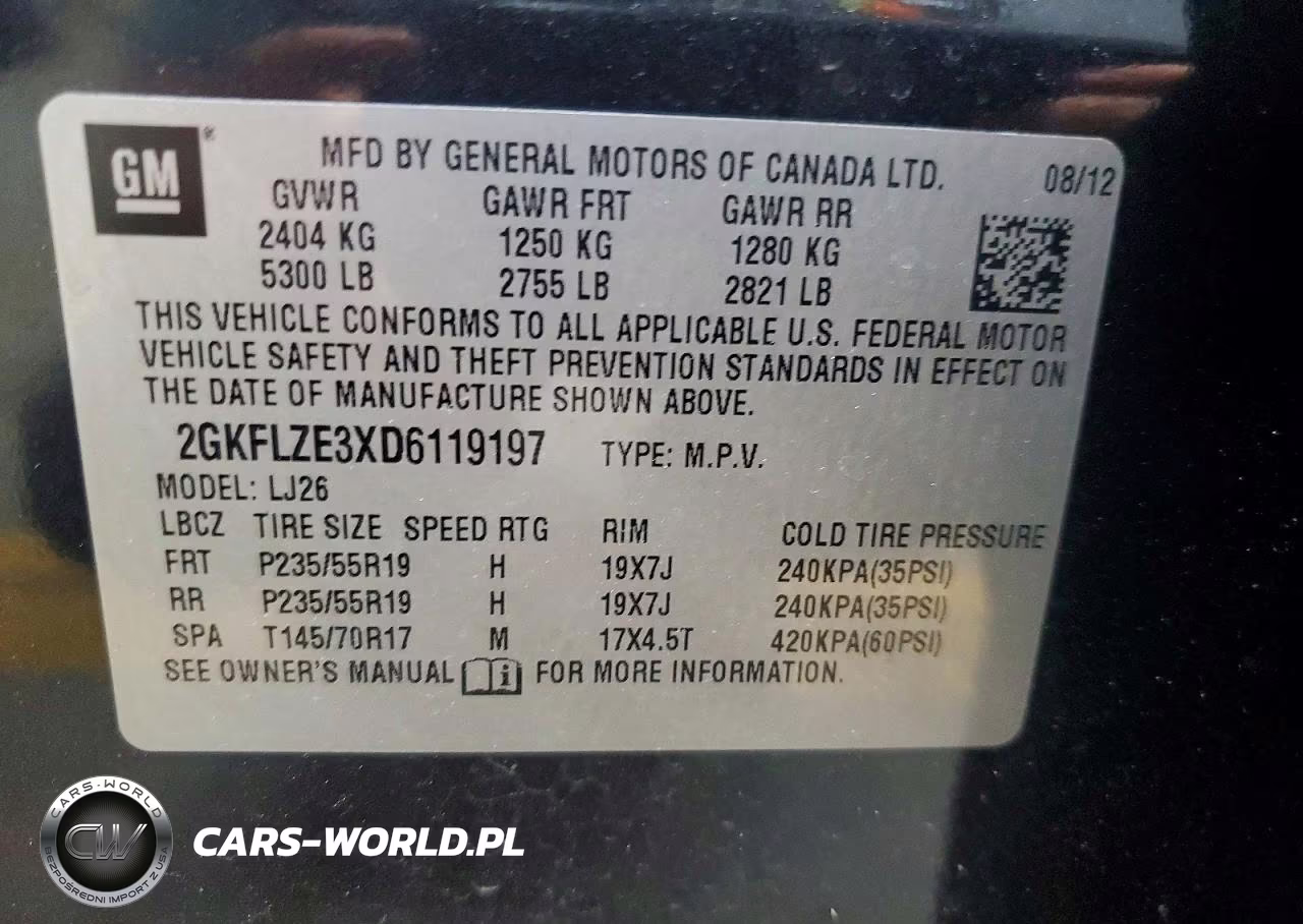 2013 GMC Terrain Denali VIN:2GKFLZE3XD6119197 - 13