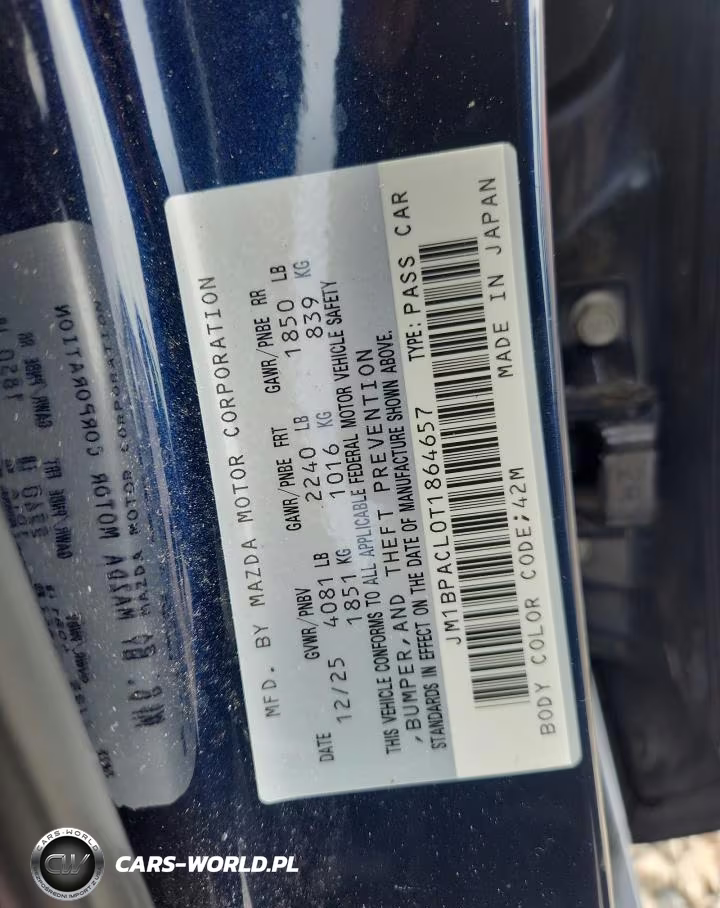 2026 Mazda 3 Preferred VIN:JM1BPACL0T1864657 - 12