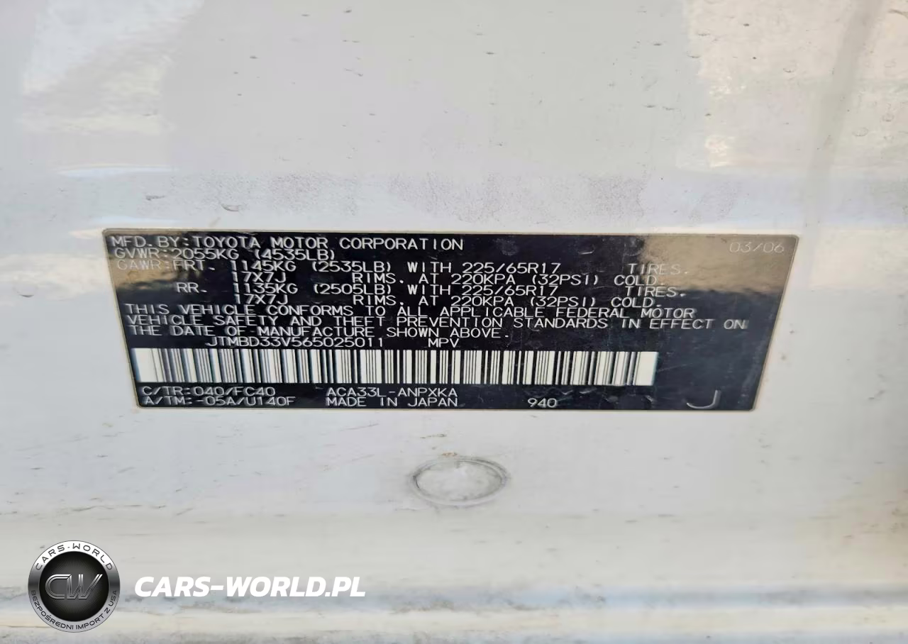 2006 Toyota Rav4 Base VIN:JTMBD33V565025011 - 12