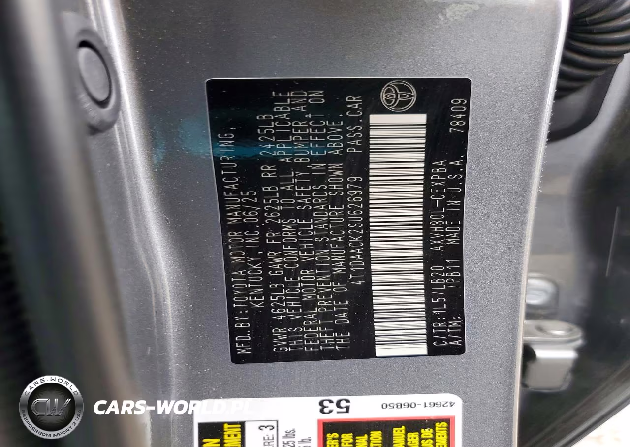 2025 Toyota Camry Xse VIN:4T1DAACK2SU626979 - 12