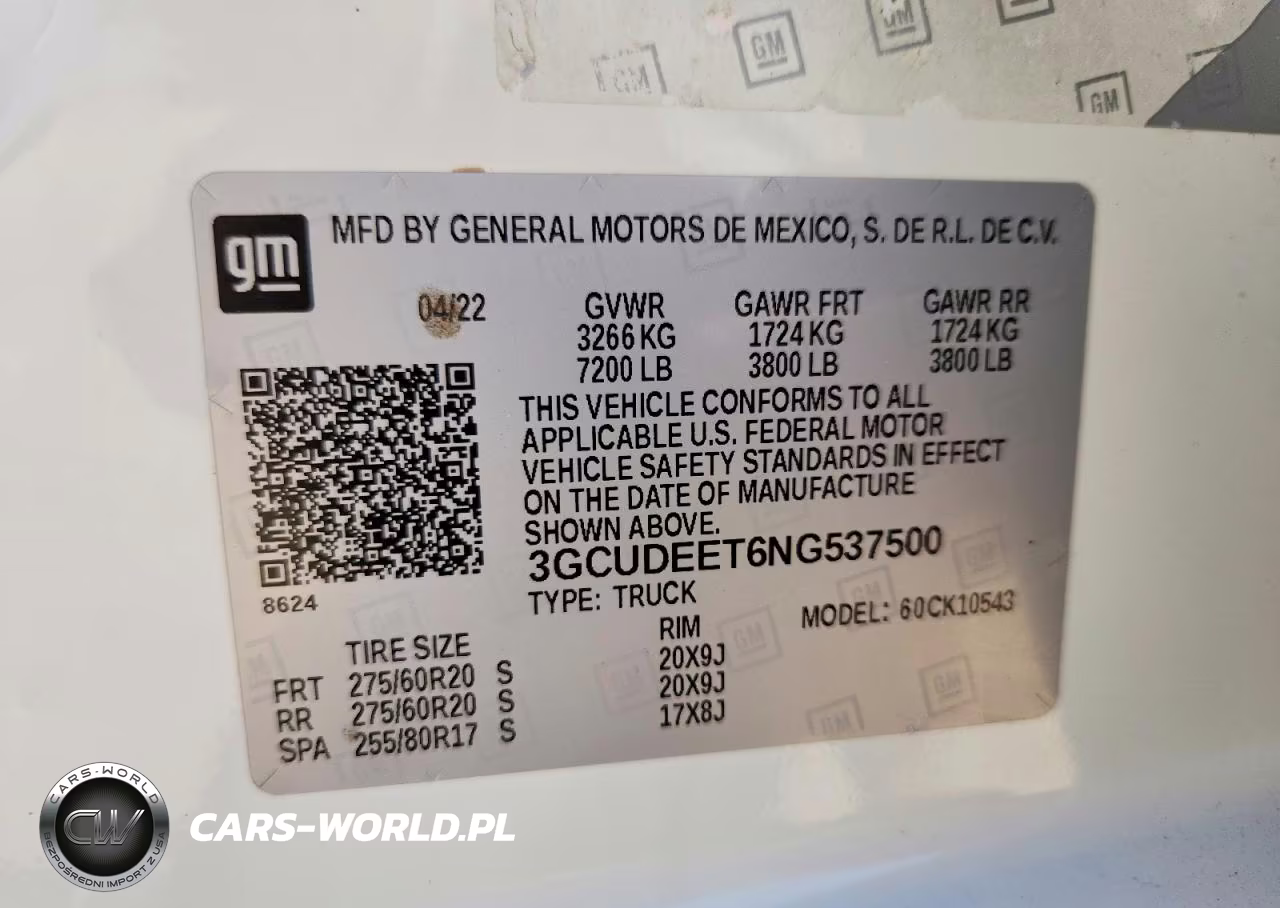 2022 Chevrolet Silverado K1500 Rst VIN:3GCUDEET6NG537500 - 12