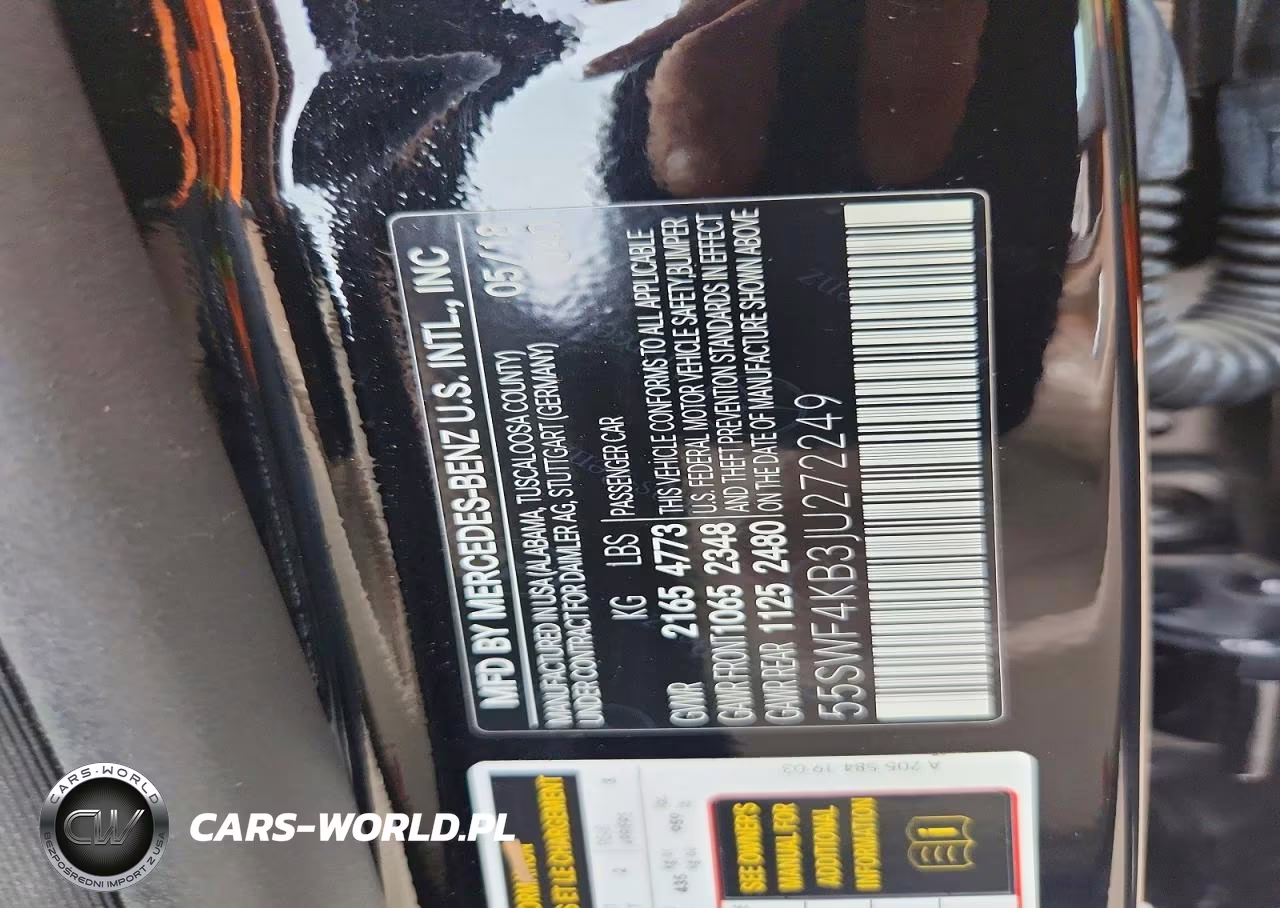 2018 Mercedes-Benz C 300 4Matic VIN:55SWF4KB3JU272249 - 12