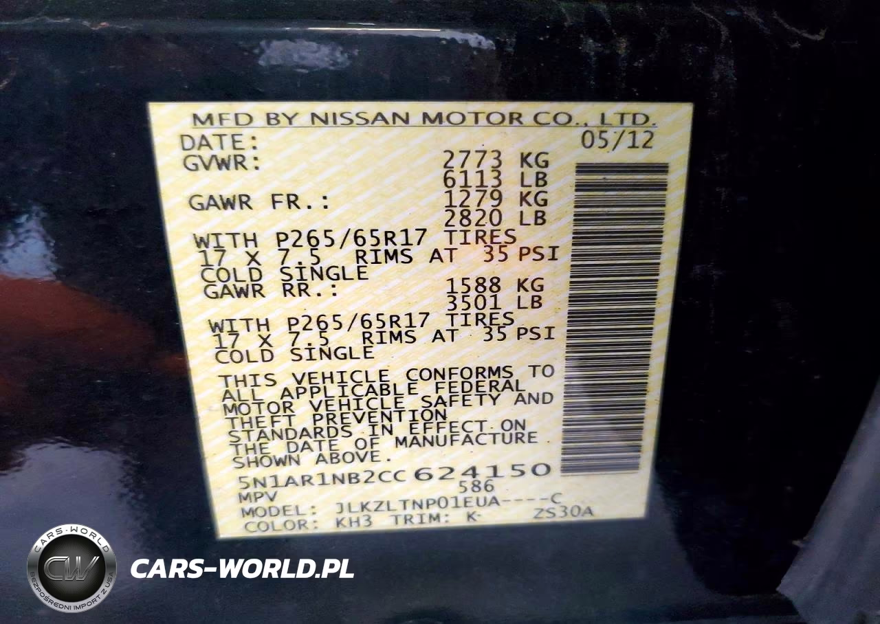 2012 Nissan Pathfinder S VIN:5N1AR1NB2CC624150 - 13