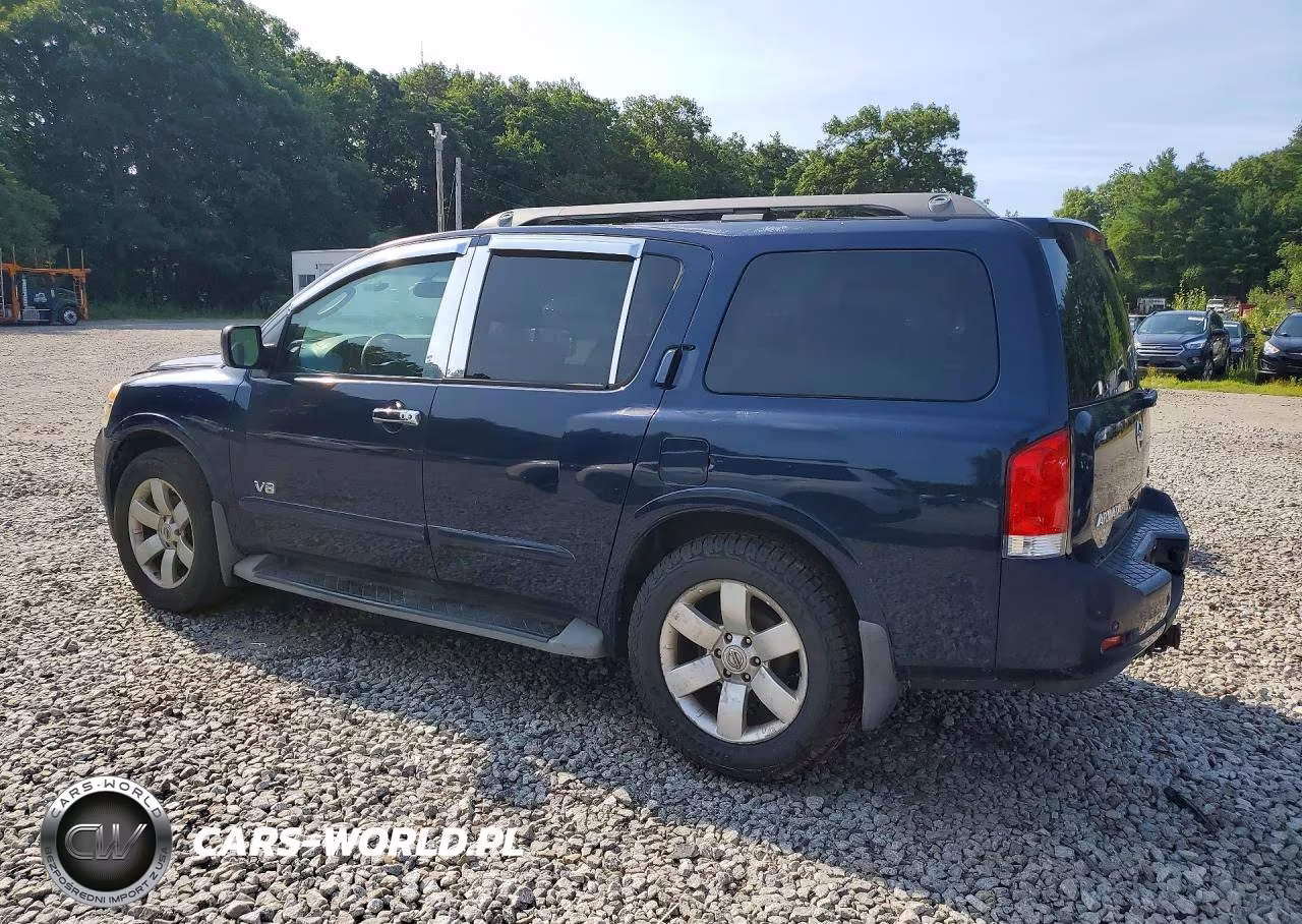2008 Nissan Armada Se VIN:5N1AA08C08N631437 - 2