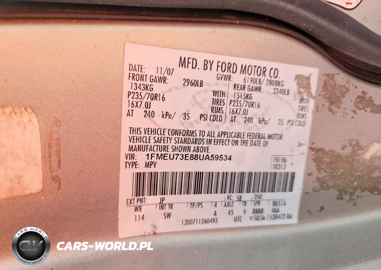 2008 Ford Explorer Xlt VIN:1FMEU73E88UA59534 - 13