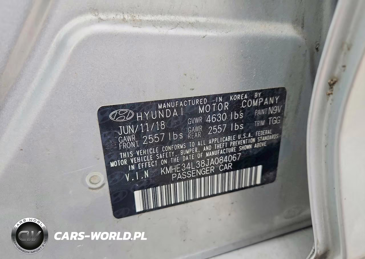 2018 Hyundai Sonata Hybrid Limited VIN:KMHE34L38JA084067 - 12