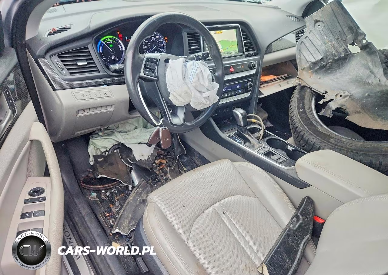 2018 Hyundai Sonata Hybrid Limited VIN:KMHE34L38JA084067 - 8