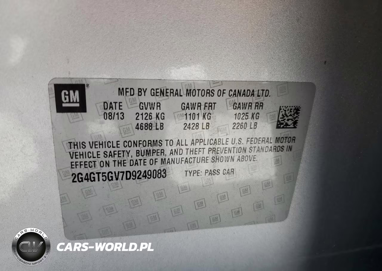 2013 Buick Regal Premium VIN:2G4GT5GV7D9249083 - 13