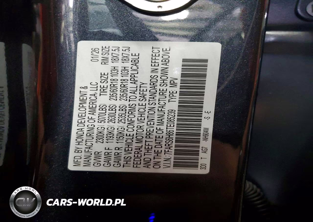 2026 Honda Cr-V Sport-L VIN:7FARS6H86TE085239 - 13