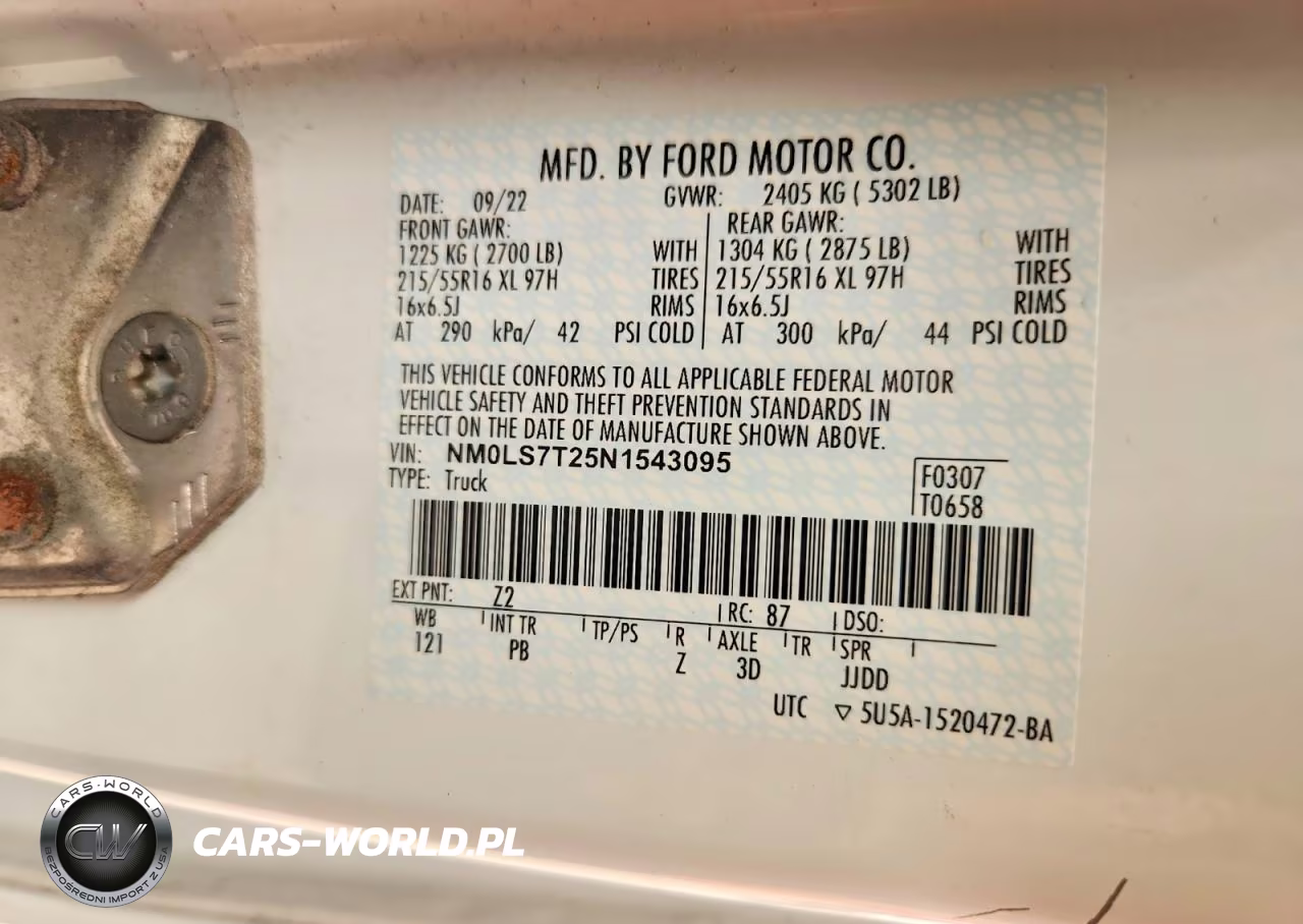 2022 Ford Transit Connect Xlt VIN:NM0LS7T25N1543095 - 13