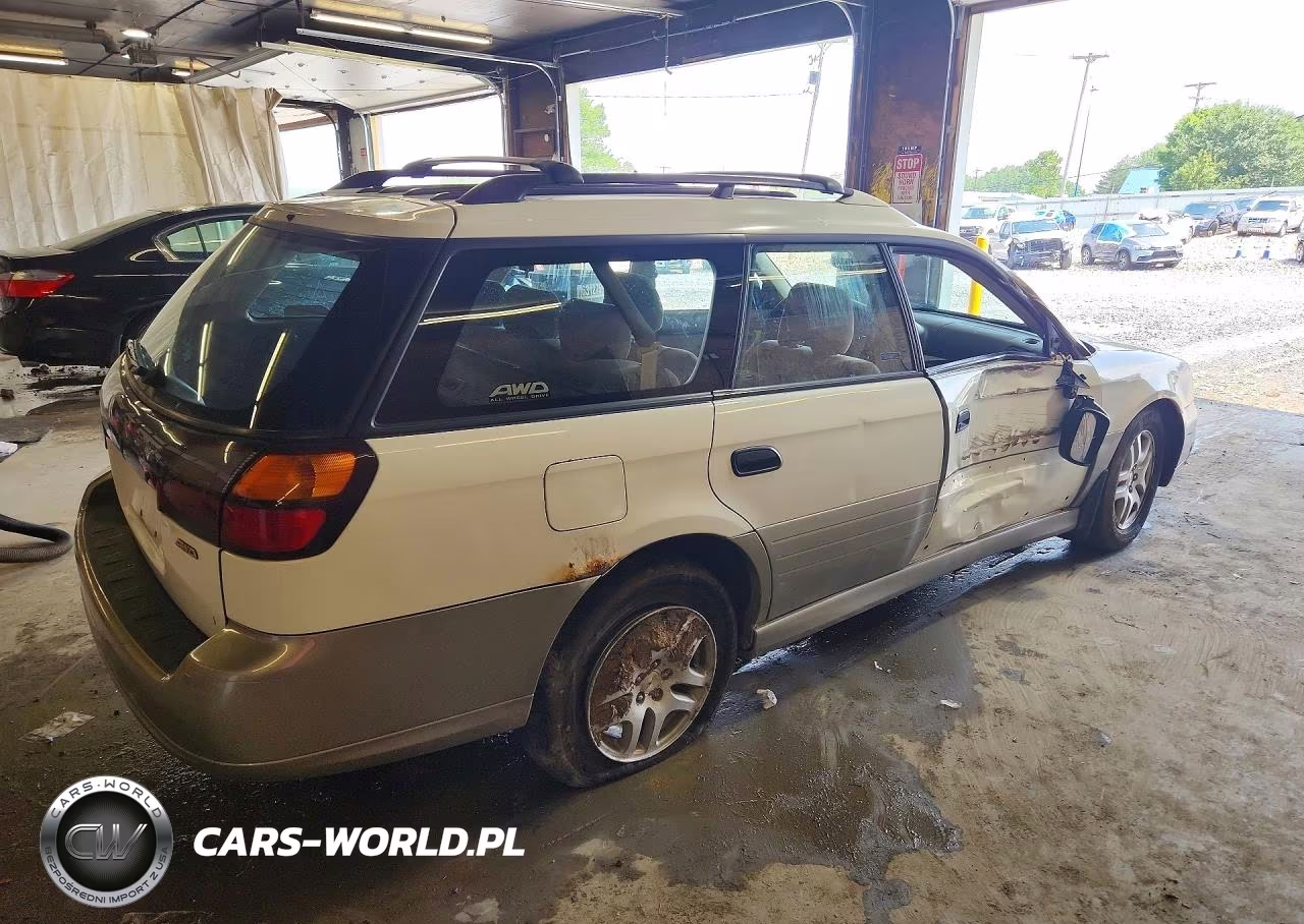 2001 Subaru Legacy Outback Awp VIN:4S3BH675X17672825 - 3