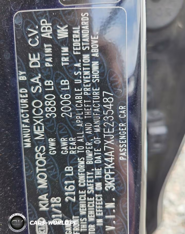 2018 Kia Forte Lx VIN:3KPFK4A7XJE235487 - 12