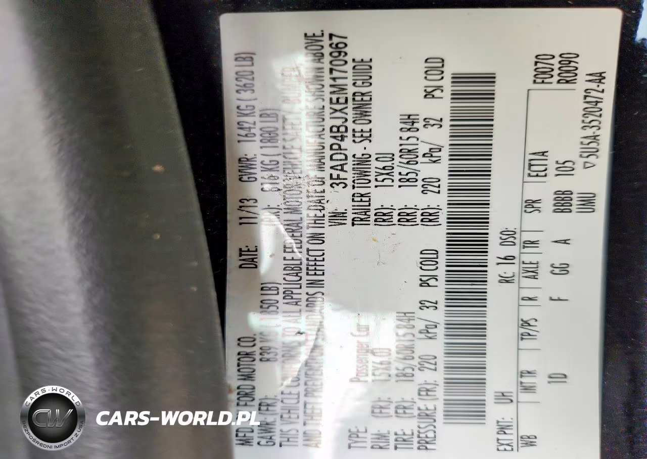 2014 Ford Fiesta Se VIN:3FADP4BJXEM170967 - 12