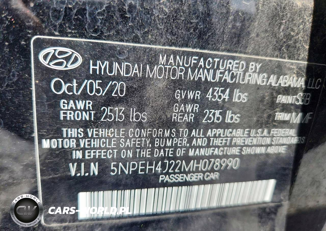 2021 Hyundai Sonata Limited VIN:5NPEH4J22MH078990 - 13